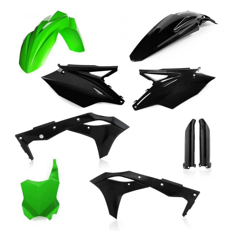 Body Kit Acerbis Kawasaki KXF 250 17-20 Green/black 0023647.325 Acerbis Plastic Kits