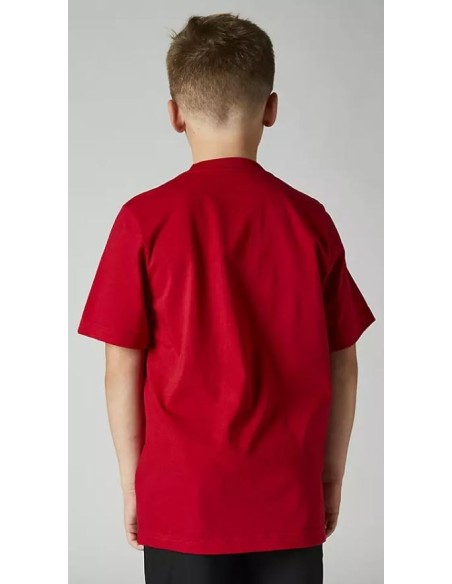 Maglietta T-Shirt FOX Bambino Pinnacle Rossa 29174-122