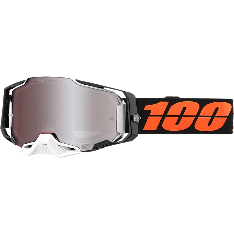 Goggle 100% Armega black Tail With Hiper Lens 26013130 100% Motocross Goggles