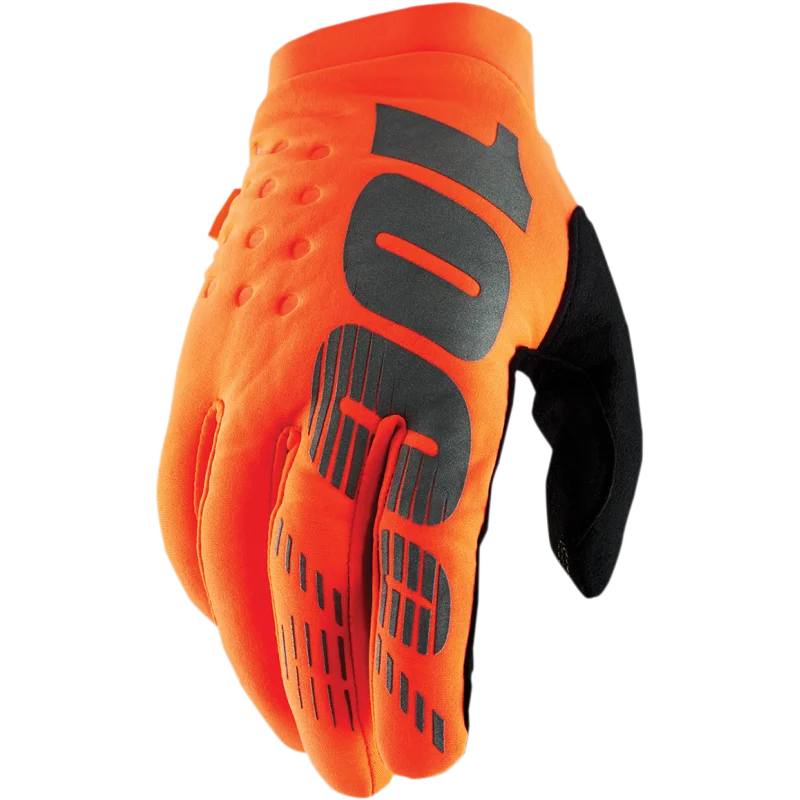 copy of Winter Gloves 100% Brisker Fluo Yellow Youth 100%