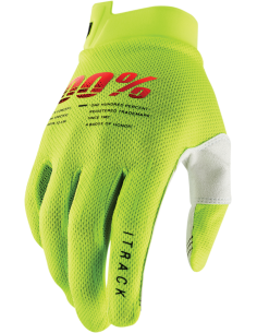 Gloves 100% Itrack Fluo yellow 2022 3330660 100% Gloves