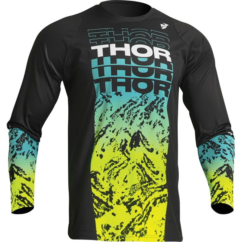 Maglia Thor Sector Atlas Nera Teal 2023 2910705