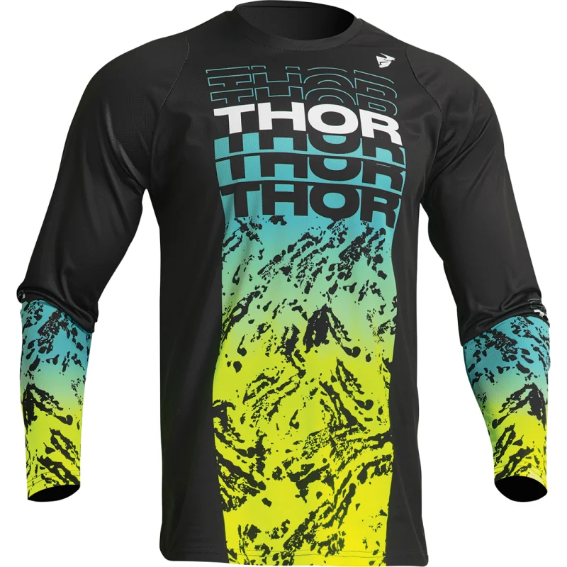 Maglia Bambino Thor Sector Atlas Black Teal 2023 291222