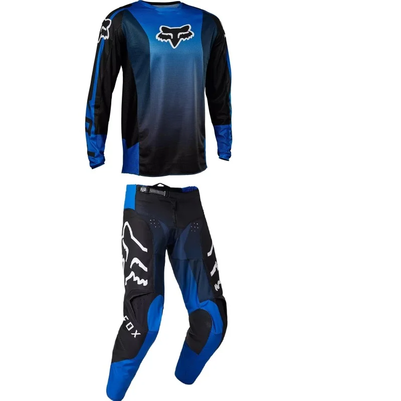 Tenue Cross FOX 180 Leed bleue 2023 Fox