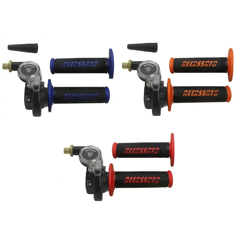 Comando Gas 2T Monocavo per Scooter e Moto Offroad TC010-GR008 Accossato Throttles