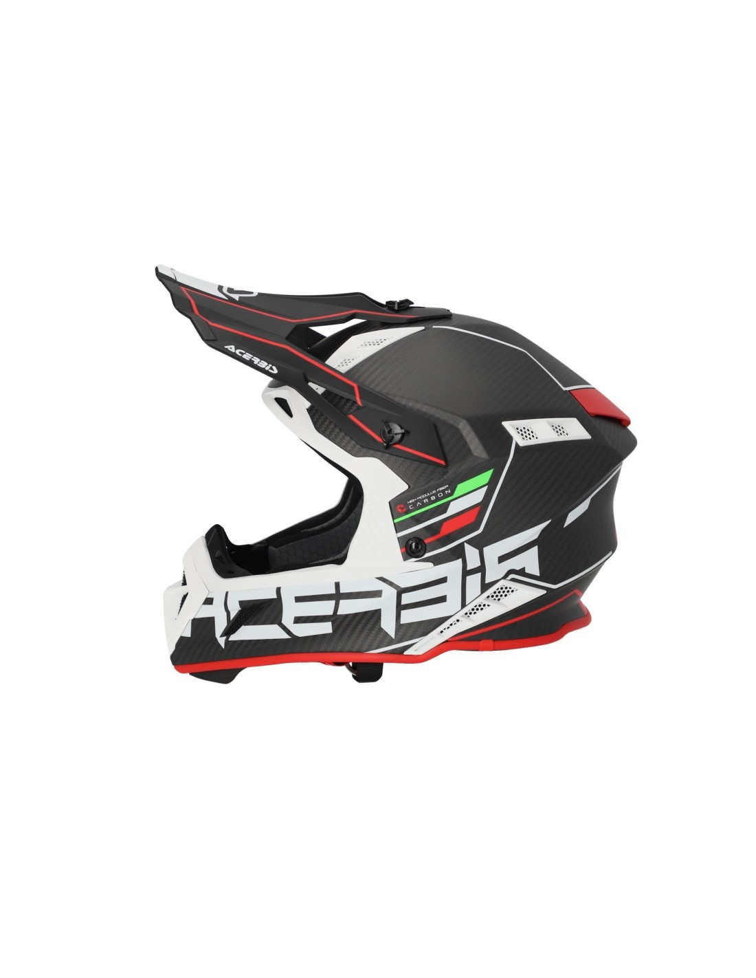 Casco Acerbis steel carbon black/red 22-06