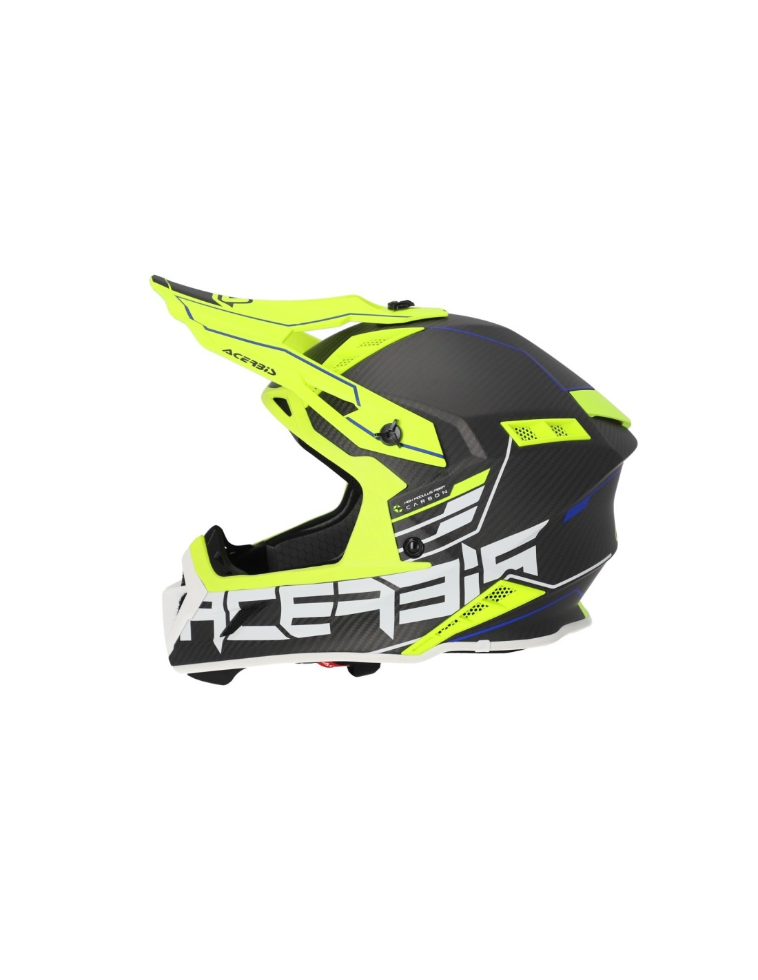 Casco Cross Bambino ACERBIS STEEL Nero - Taglia YS (47-48)