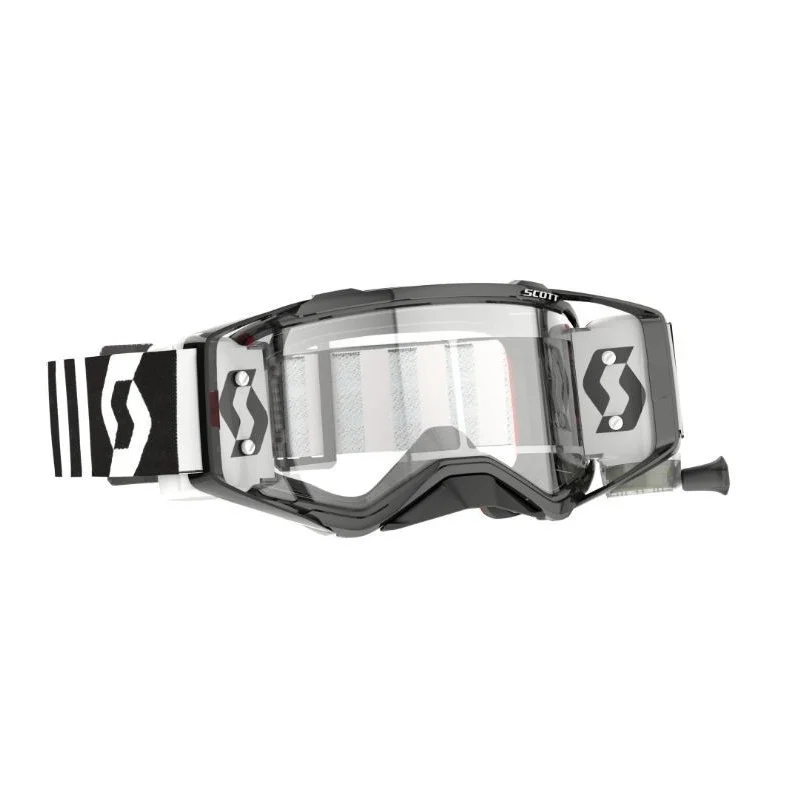 Maschera Scott Prospect WFS black/white lente clear 2728227432113