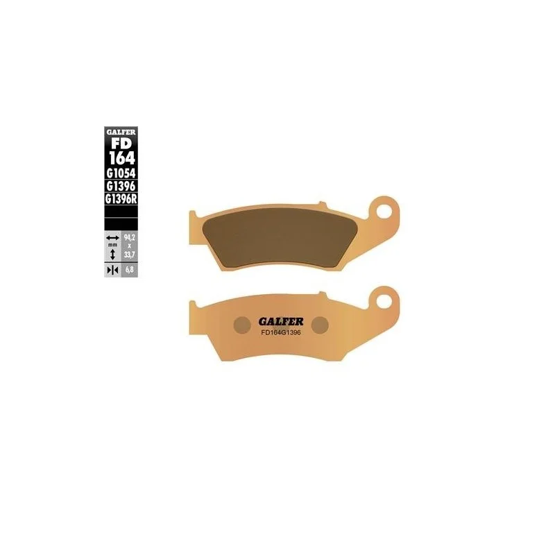 Front brake pads Galfer-Honda-Kawasaki-Suzuki-Yamaha FD164G1396 Galfer Brake pads and brake caliper