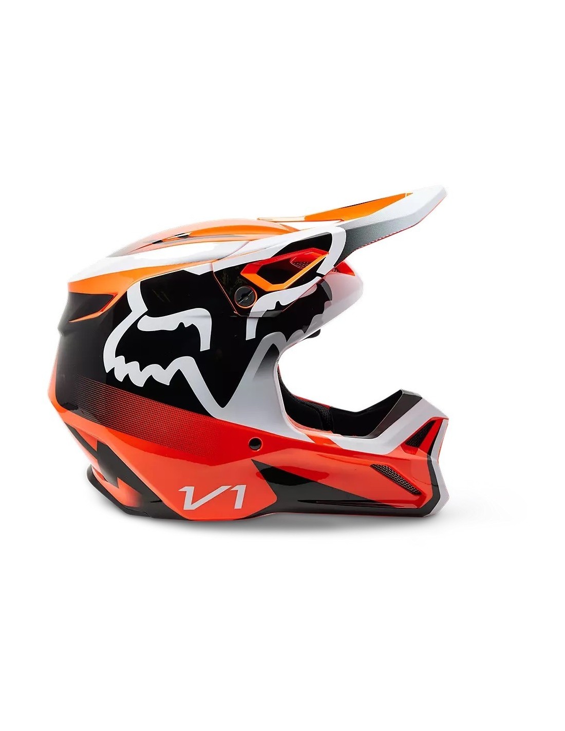 Casco FOX V1 Bambino Leed Arancione Fluo 2023