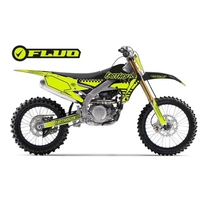 Graphics Kit Yamaha Fasthouse Yellow FLUO 