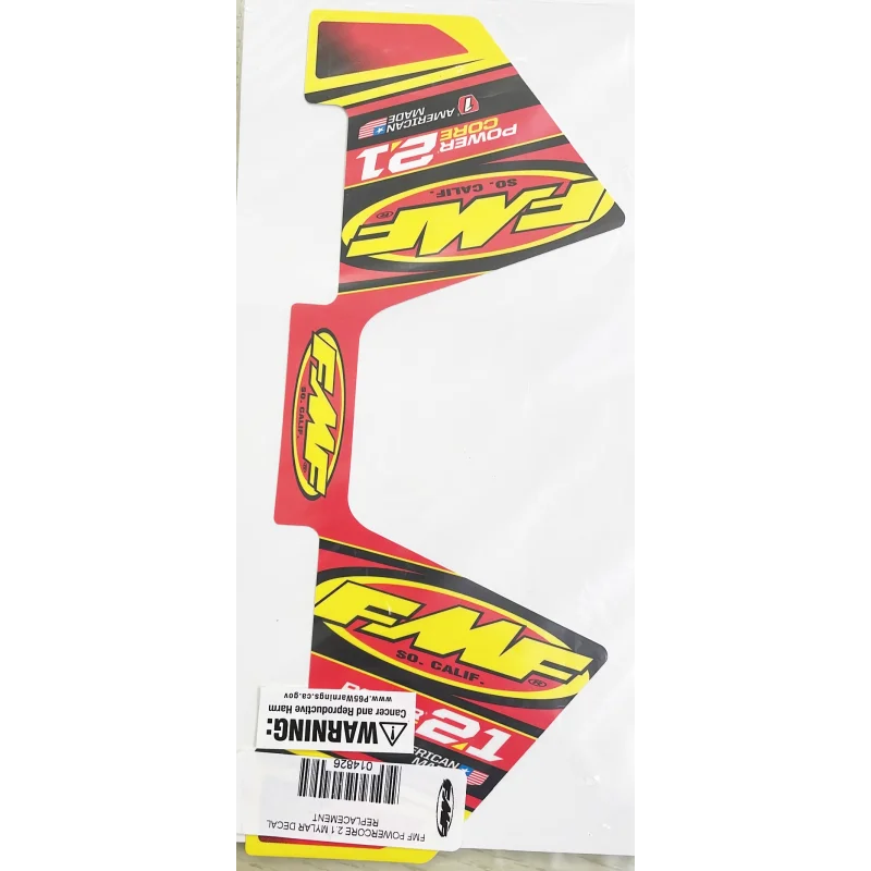 FMF DECAL REPLACEMENT POWERCORE 2.1 MYLAR Fmf