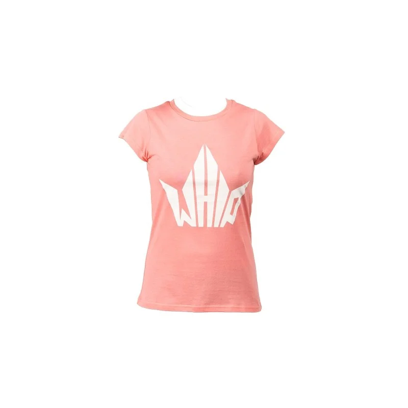 T-shirt donna rosa logo Whip TSW18LOGORS