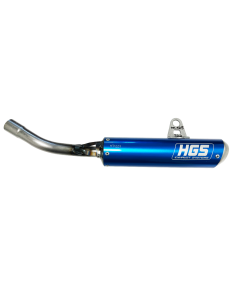 Silenziatore HGS 2 tempi -TM MX-EN-SMR 125 2022- anodizzato blu HGTM.008S.B