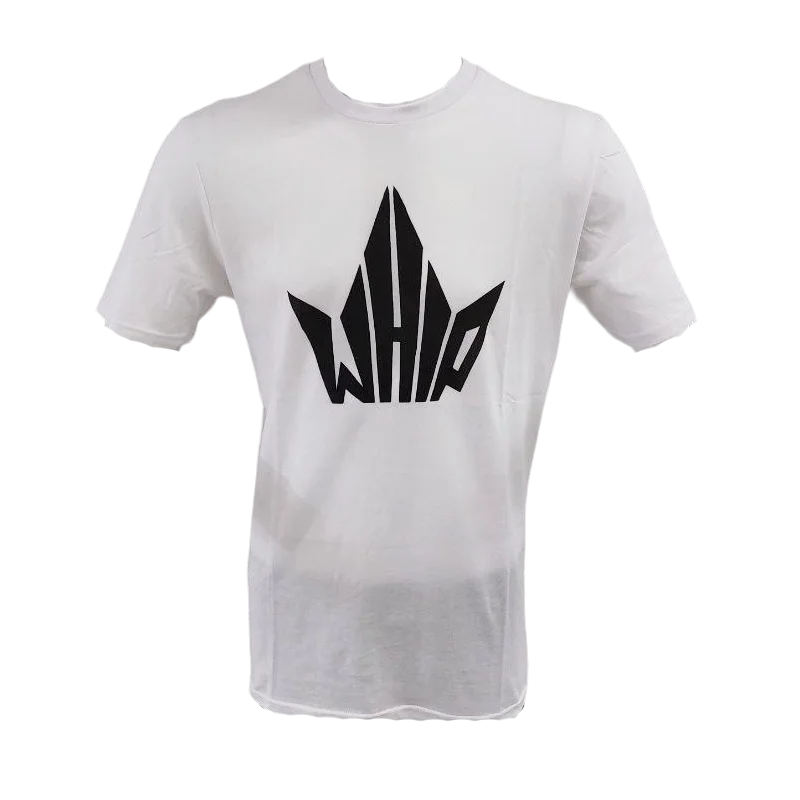 T-shirt man Whip white with black logo WHIPRIDERS