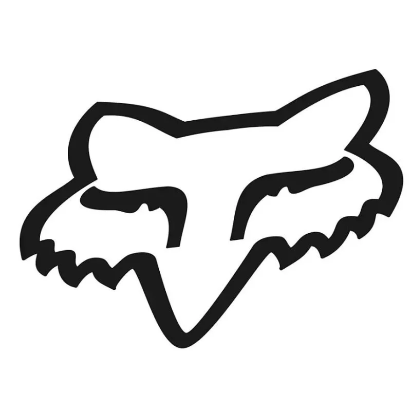 Fox Head TDC Sticker, Black 71cm 03267-001-OS Fox Stickers