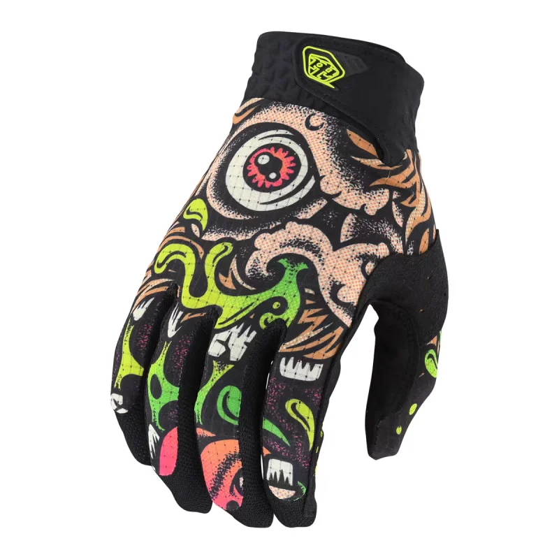 Gloves TLD Troy Lee Design Air Bigfoot Black/Green 40455600 Troy lee Designs Gloves