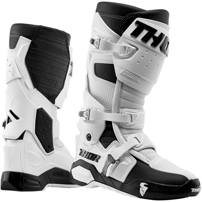 Bottes MX Thor Radial blanc/noir Thor