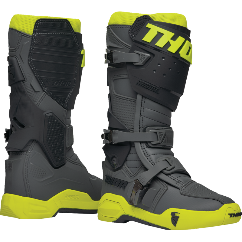 Thor Radial MX Boots grey/flo yellow 341027GR Thor Motocross | Enduro Boots