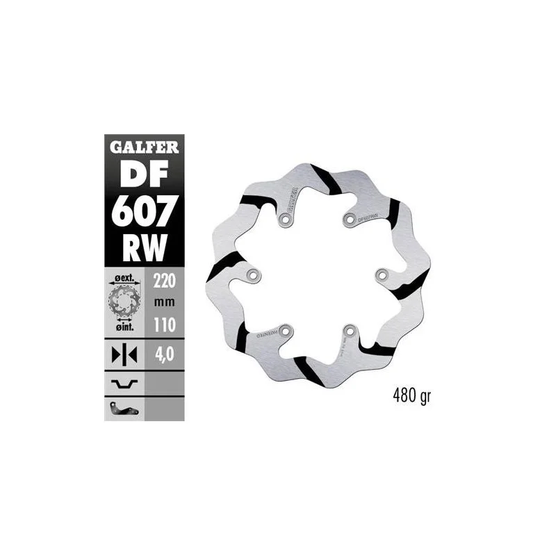 copy of arrière brake disc Galfer 220mm-KTM-Husqvarna-GasGas Galfer