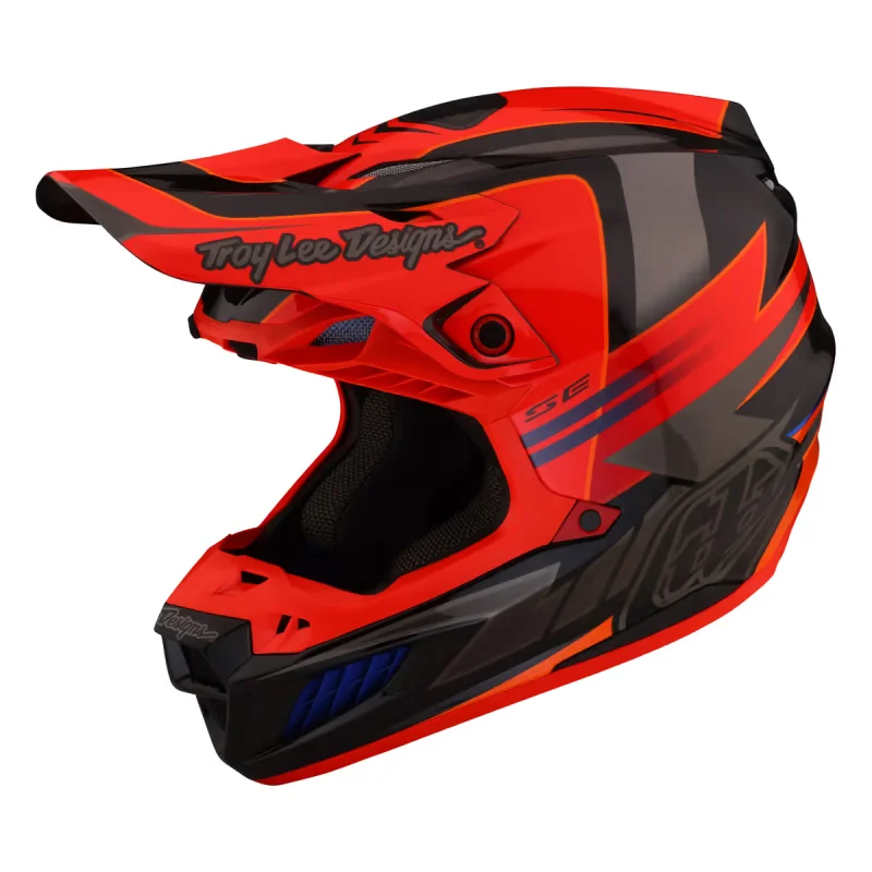 Casco Troy Lee Designs SE5 Carbon Saber in carbonio MIPS Rosso 17294200