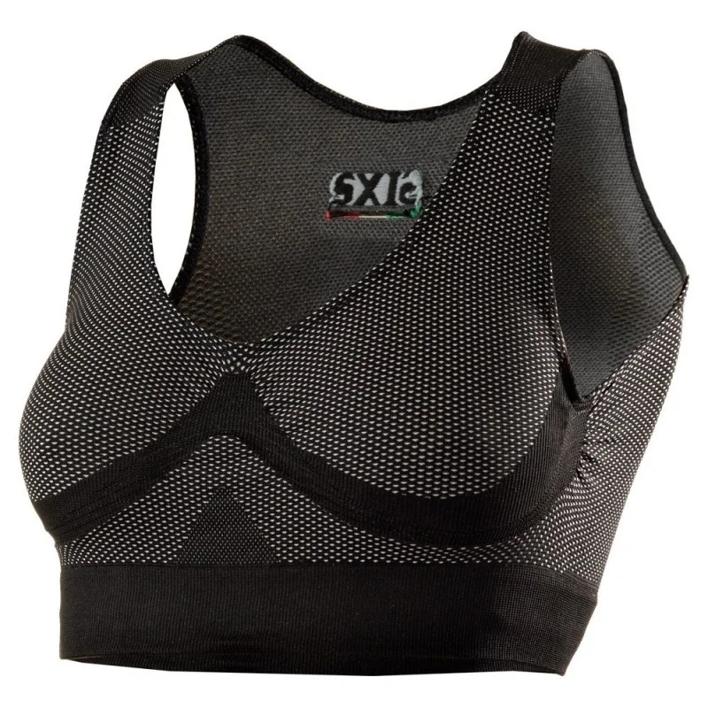 Sports Bra Carbon SIXS Black RG2CarbonBlack SIXS Jacket-Shirt