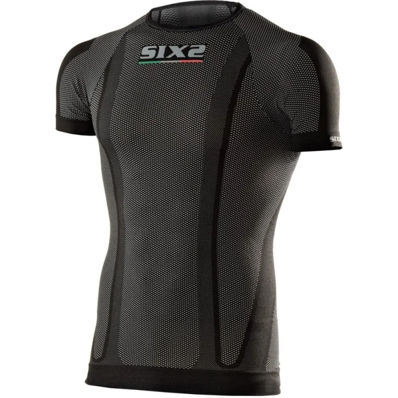 Maglietta tecnica Kids Carbon SIXS Nera Carbonio K TS1 NeroCarbonio