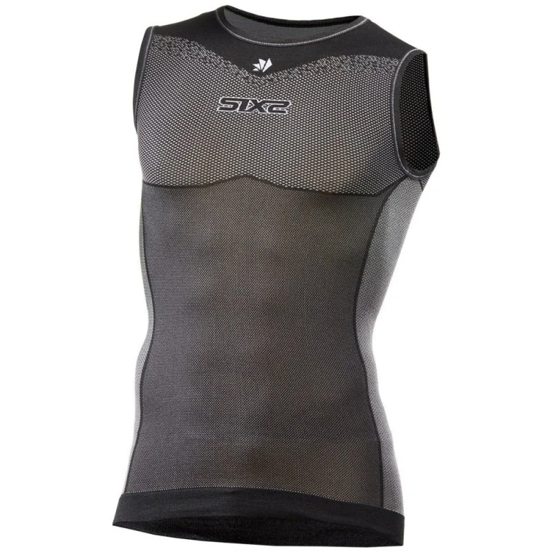 Underwear Tank Breezytouch SIXS Black Carbon SMX BT SIXS Jacket-Shirt