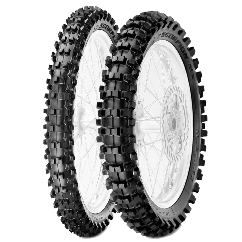 Pirelli MidSoft-Reifen vorne 80/100-21 + hinten 110/90-19 Pirelli