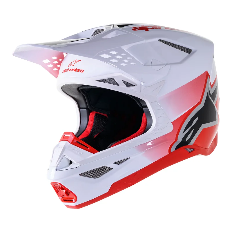 copy of casque Alpinestars SM10 AEON BRIGHT RED BLUE Alpinestars