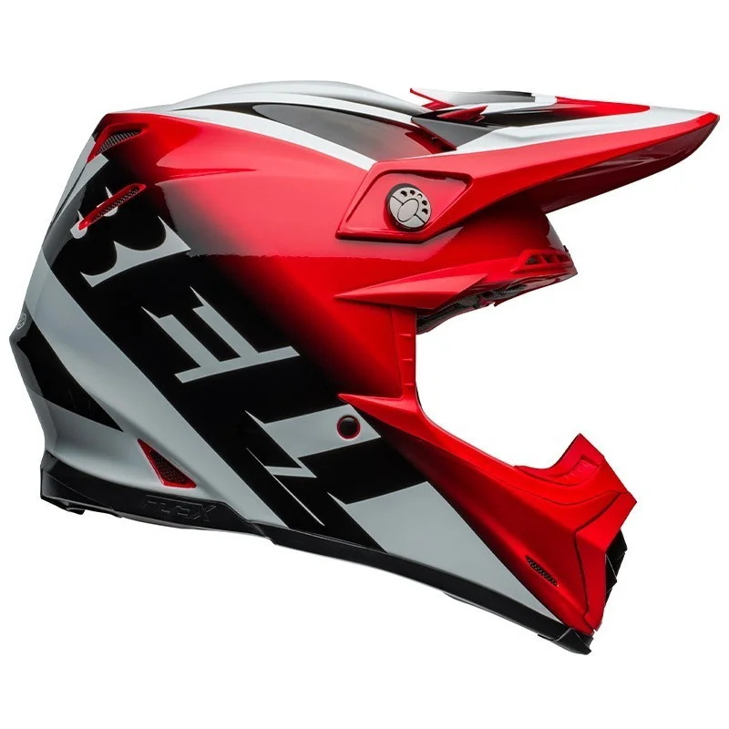 Helmet Bell MOTO9S Flex Rail red/white ECE 06 715722 Bell Motocross Helmets