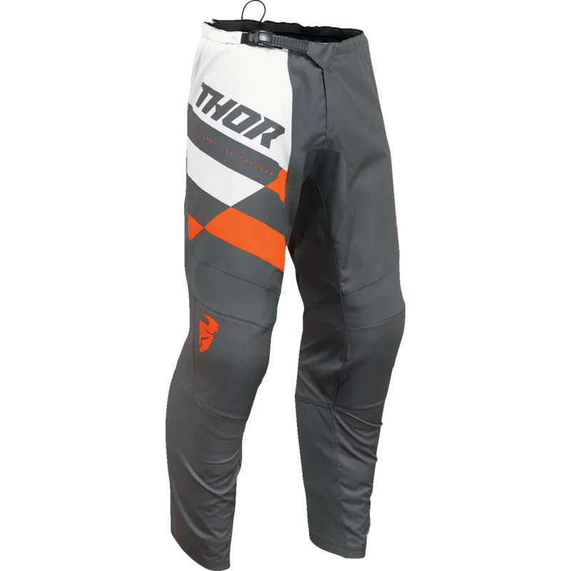 Pant Thor Sector Checker Charcoal, Orange 2024 29011099 Thor Combo Jersey & Pant Motocross/Enduro