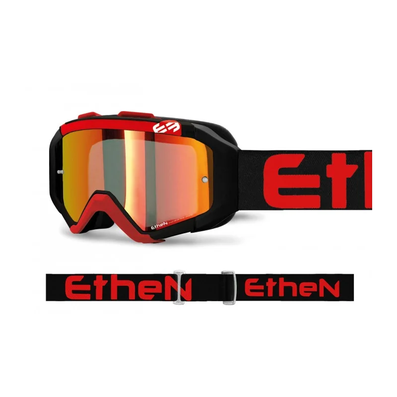 Goggle Ethen MX05100 Black Red MX05100 Ethen Motocross Goggles