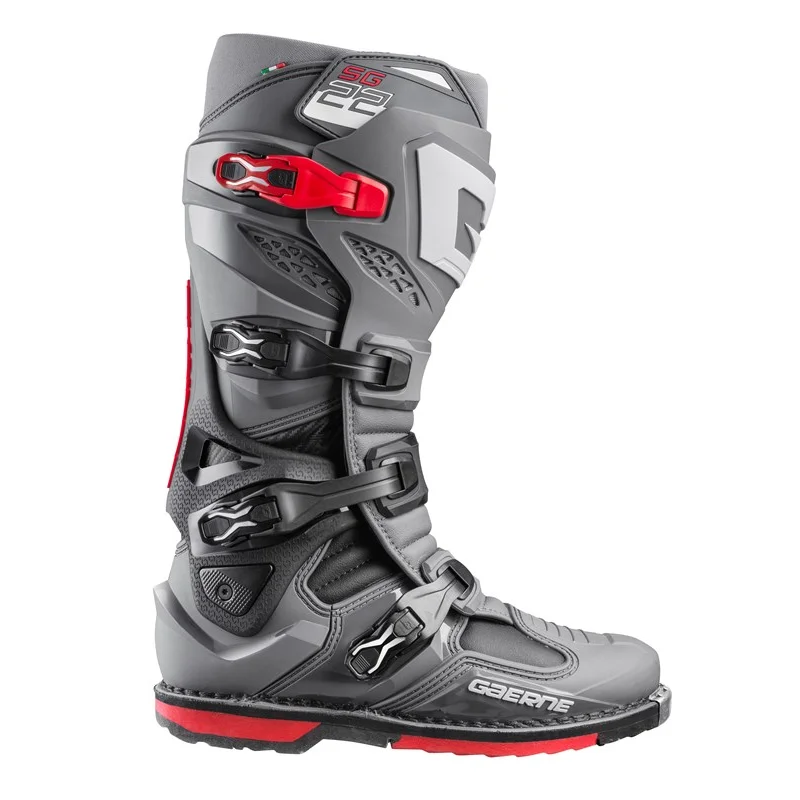 Boots Gaerne SG 22 "Anthracite-red" 2262-007 Gaerne Motocross | Enduro Boots