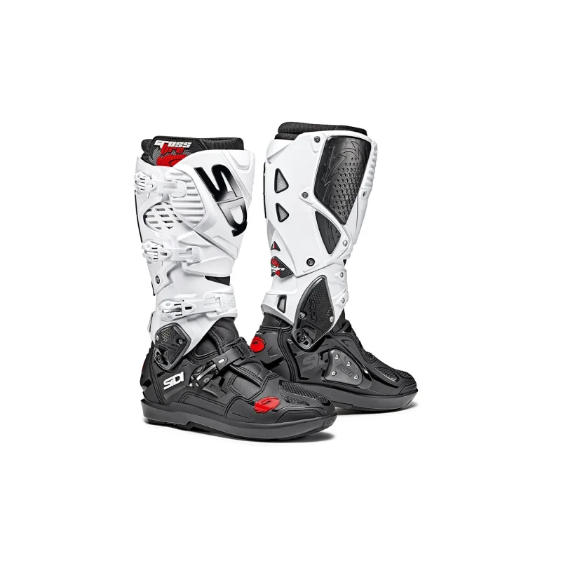 Boots Cross - Enduro Sidi Crossfire 3 SRS Black White MFIRE3WSRS NEBI Sidi  Motocross | Enduro Boots