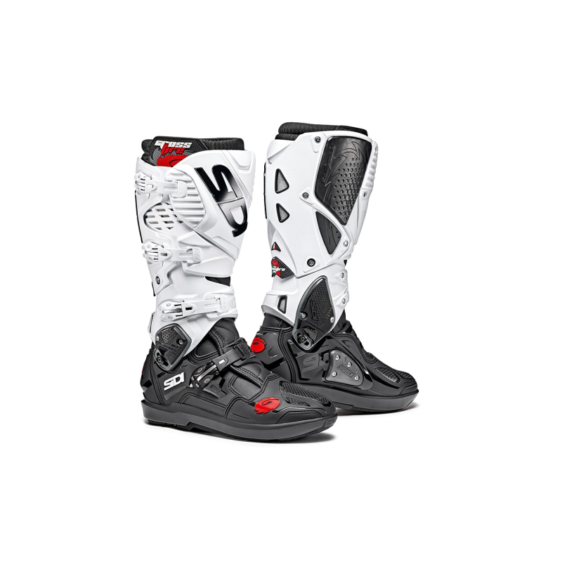 Stivali Cross-Enduro Sidi Crossfire 3 SRS Nero Bianco -offerta- MFIRE3WSRS NEBI