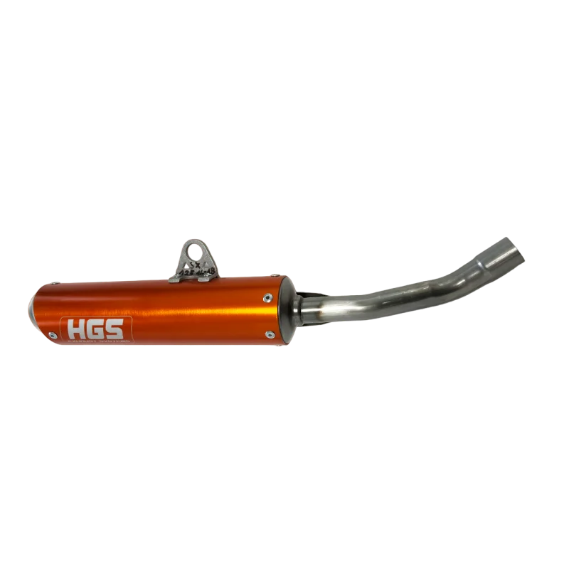 Schalldämpfer HGS KTM SX 125 016-018 XC 125 17-19 anodized Orange Hgs