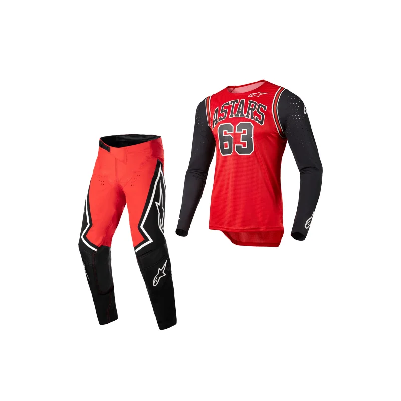 Gear Set Alpinestars Techstar LE Acumen Red 3767323-312+3727323-312 Alpinestars Combo Jersey & Pant Motocross/Enduro