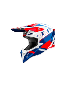 Helmet Airoh Wraaap Feel Blue Red 2024 WRF55 Airoh  Motocross Helmets
