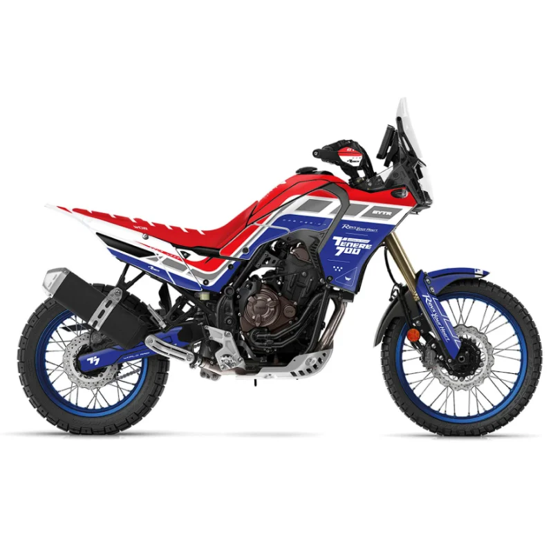 Graphic kit “Homeland Red” Yamaha Ténéré 700 - World Raid - Rtech restyling revolution T7 GRAFTENEHOMER WOB DESIGN YAMAHA TENERE