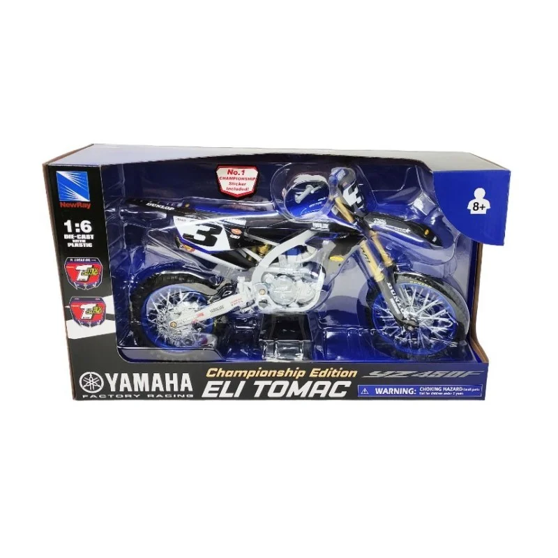 Bike Model Die Cast Yamaha 1:6 YZF 450 Eli Tomac 3 NewRay