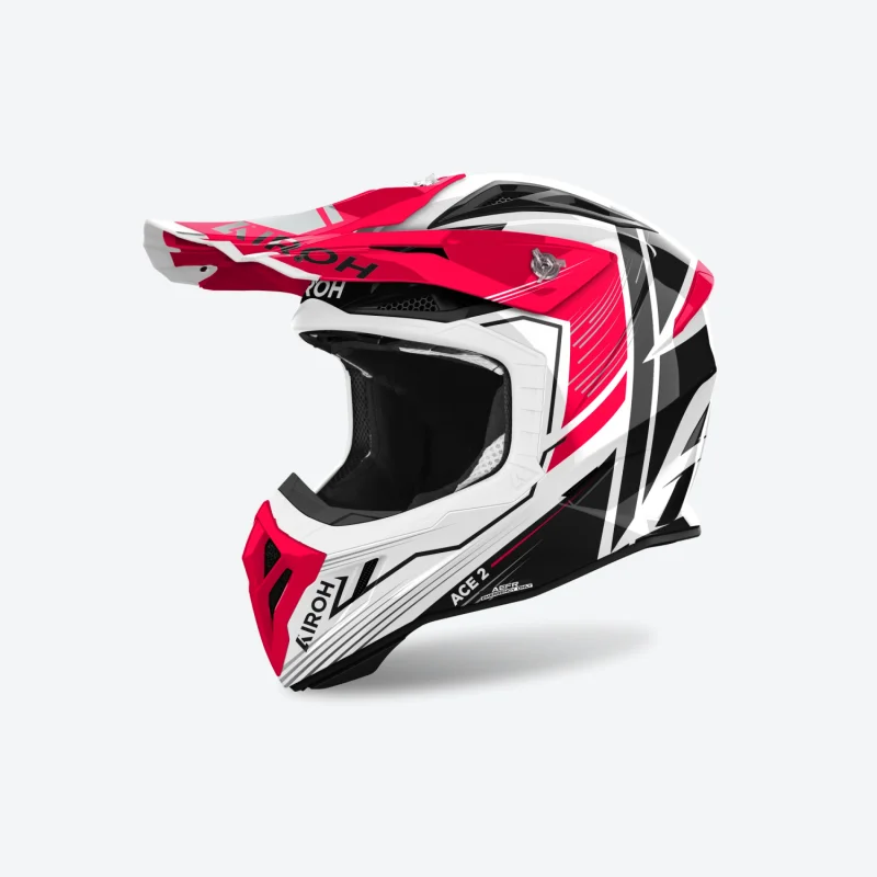 Helmet Airoh Aviator ACE 2 Engine Red Gloss AV22E55 Airoh  Motocross Helmets