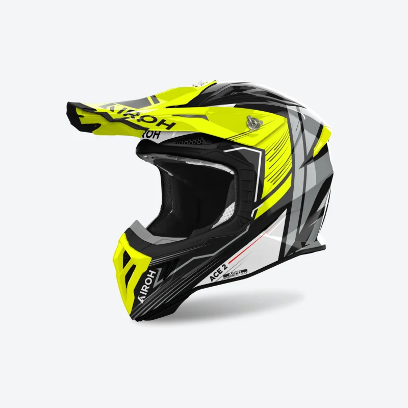 Casco Airoh Aviator ACE 2 Engine Yellow Gloss AV22E31