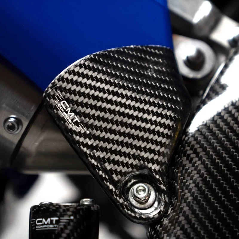 Carbon rear side panels protection CMT | Yamaha YZF 450 2023- YZF 250 2024- 000492 CMT Carbon Carbon Parts