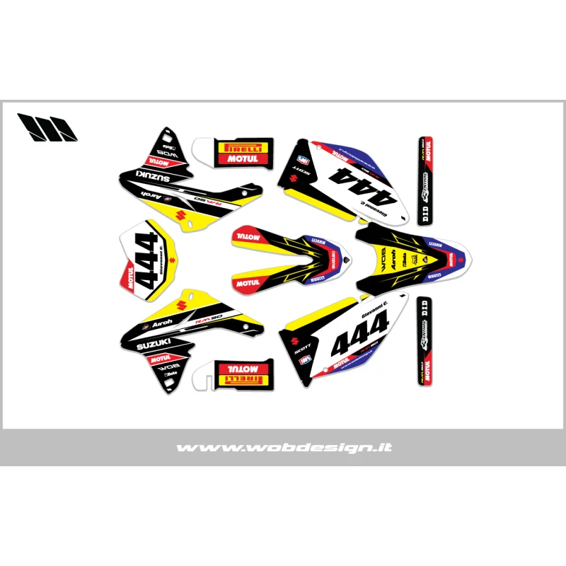 Graphic kit Valenti 50 "Motul" GRAFFVAL50Motul WOB DESIGN VALENTI 50