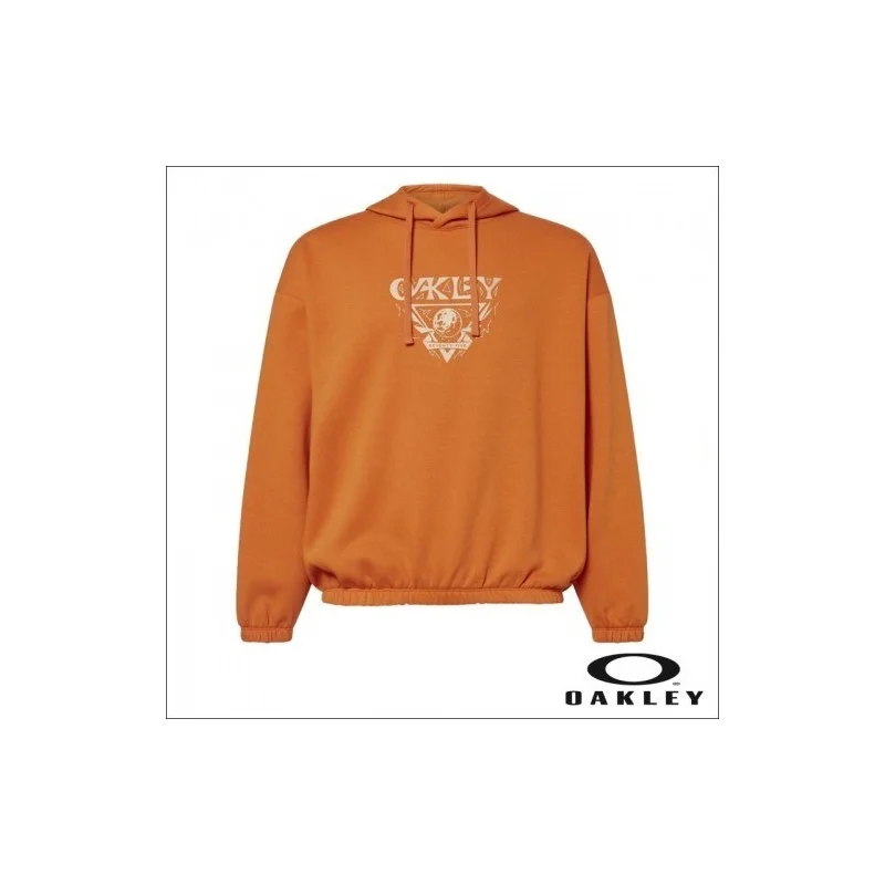 Oakley Hoodie Lunaformic Orange FOA404824-700 Oakley hoodies-sweaters-Jacket-Pants