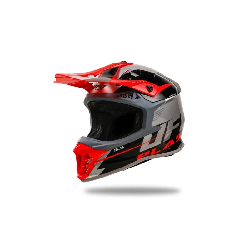 copy of Casque Cross UFO Bleu Blanc 2024 Ufo