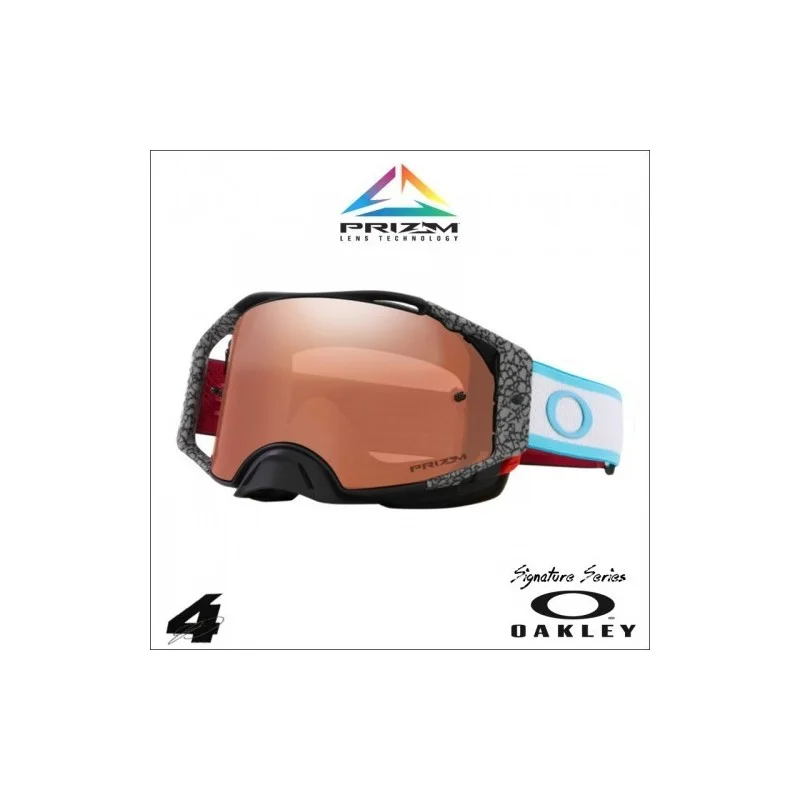 copy of Crossbrille Oakley Airbrake MX TLD Blue Lightning Prizm Sapphire Oakley