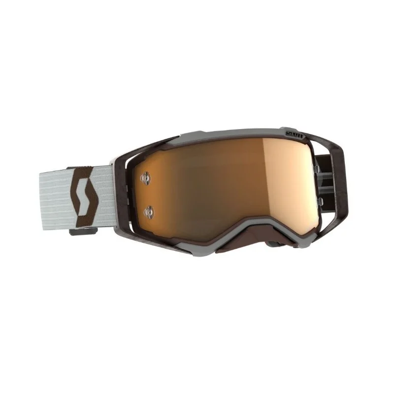 Crossbrille Scott Prospect Grau/Braun | Goldverchromte Werkslinse Scott