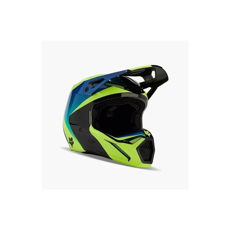 Helmet FOX V1 Streak Black/Yellow 31371-019 Fox Motocross Helmets